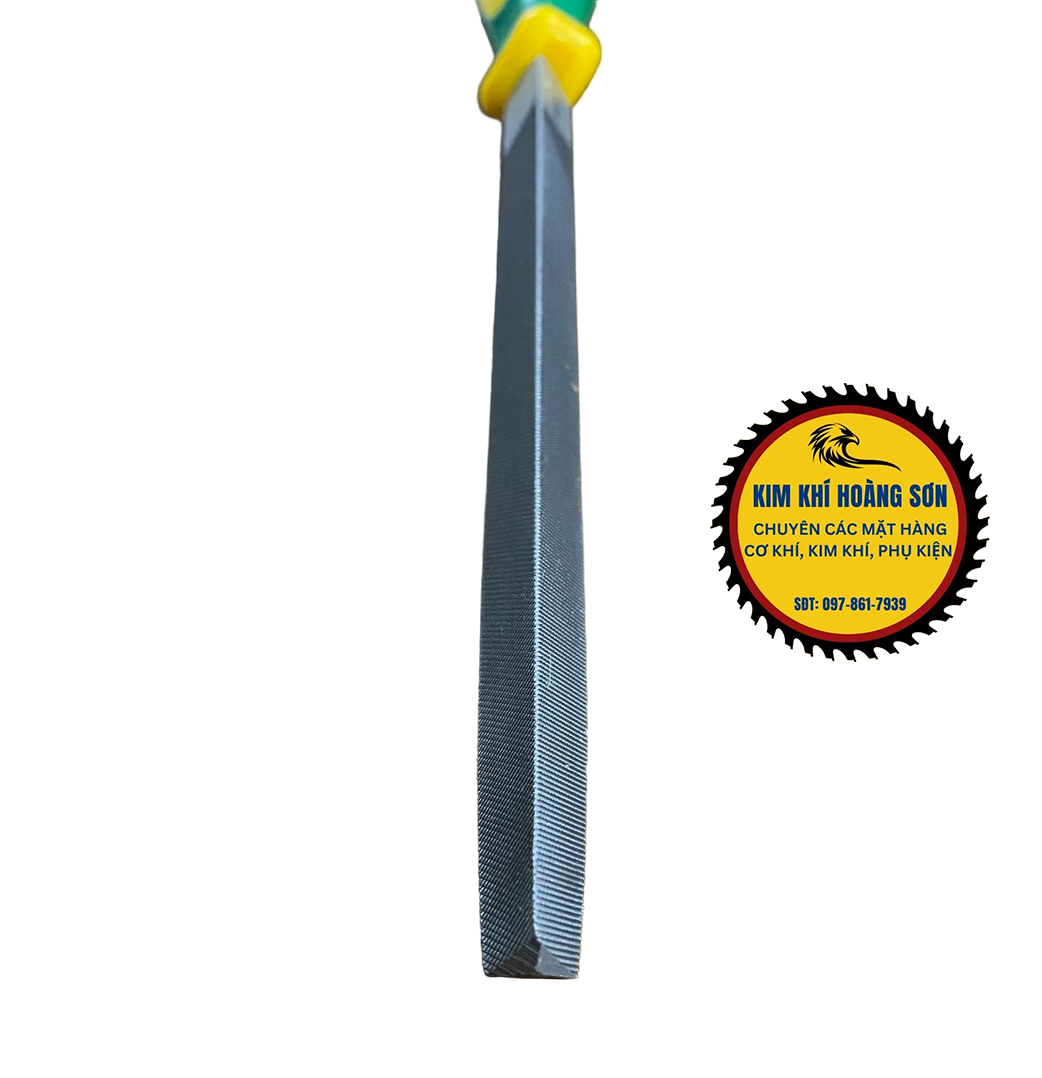 Dũa mài kim loại FEIBAO thép nguyên khối T12 size 8'' 10'' 12" tay cầm bọc nhựa TPR chống trơn trượt