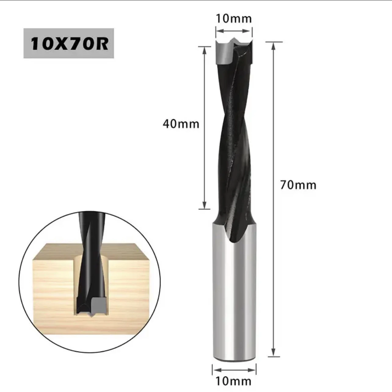 Mũi khoan gỗ TCT, Khoan dàn Tideway liên kết bản lề chốt gỗ ốc cam CNC Đen-R, Đỏ-L hợp kim cao cấp