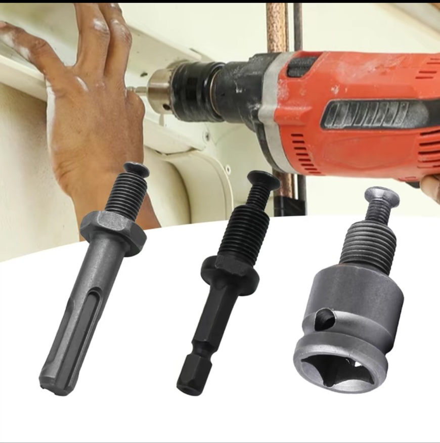 Đầu Chuyển Đổi Sang Khoan Ren 10mm và 13mm Dùng cho Máy Bulong - Chuyển Vít Sang Khoan - Bê Tông Sang Khoan Hỗ trợ Đắc Lực