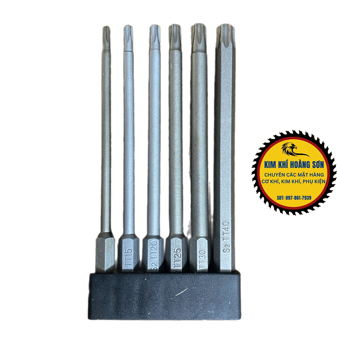 Bộ Mũi Lục Giác, Lục Bông (Bi), Hoa Thị, Vít Bake từ tính dài 65mm/100mm - Chuôi lục giác 6.35mm