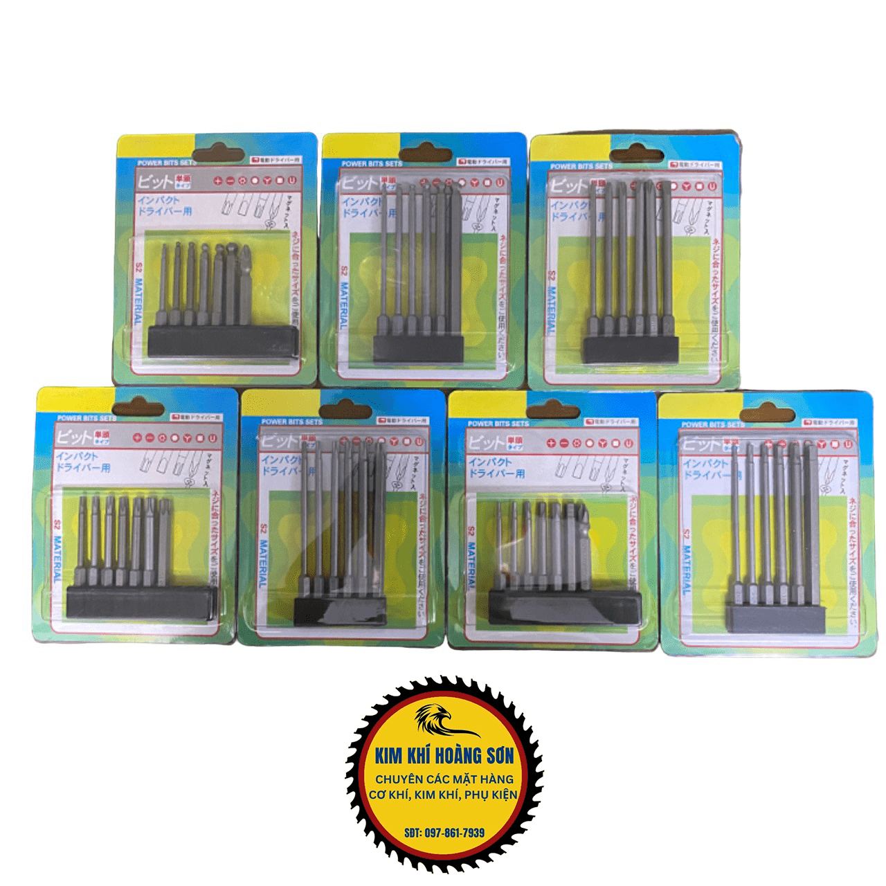 Bộ Mũi Lục Giác, Lục Bông (Bi), Hoa Thị, Vít Bake từ tính dài 65mm/100mm - Chuôi lục giác 6.35mm