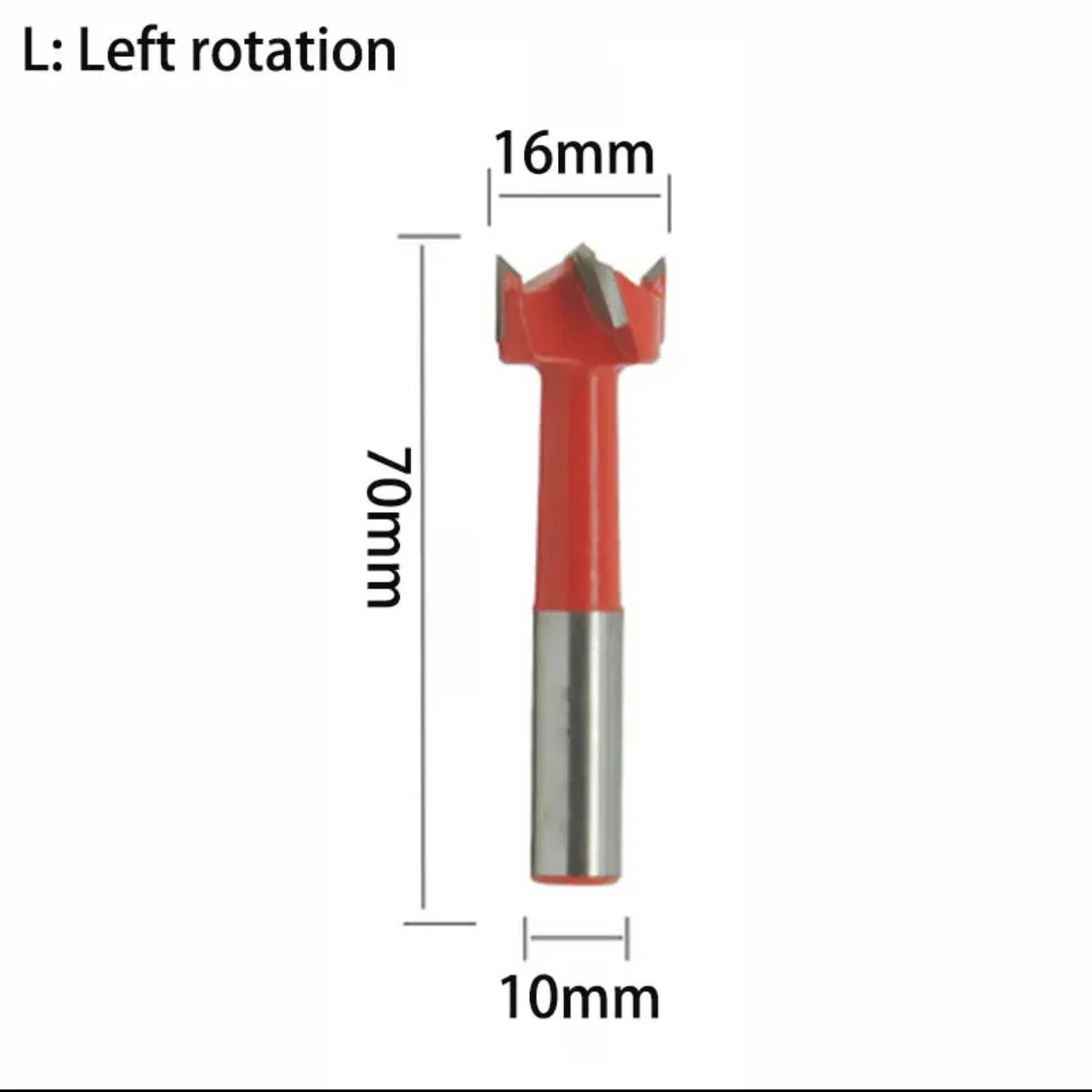 Mũi khoan gỗ TCT, Khoan dàn Tideway liên kết bản lề chốt gỗ ốc cam CNC Đen-R, Đỏ-L hợp kim cao cấp