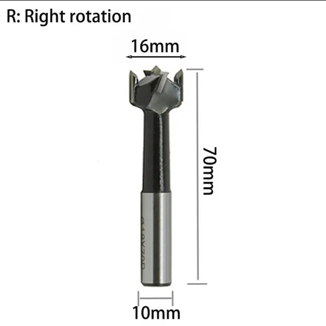Mũi khoan gỗ TCT, Khoan dàn Tideway liên kết bản lề chốt gỗ ốc cam CNC Đen-R, Đỏ-L hợp kim cao cấp