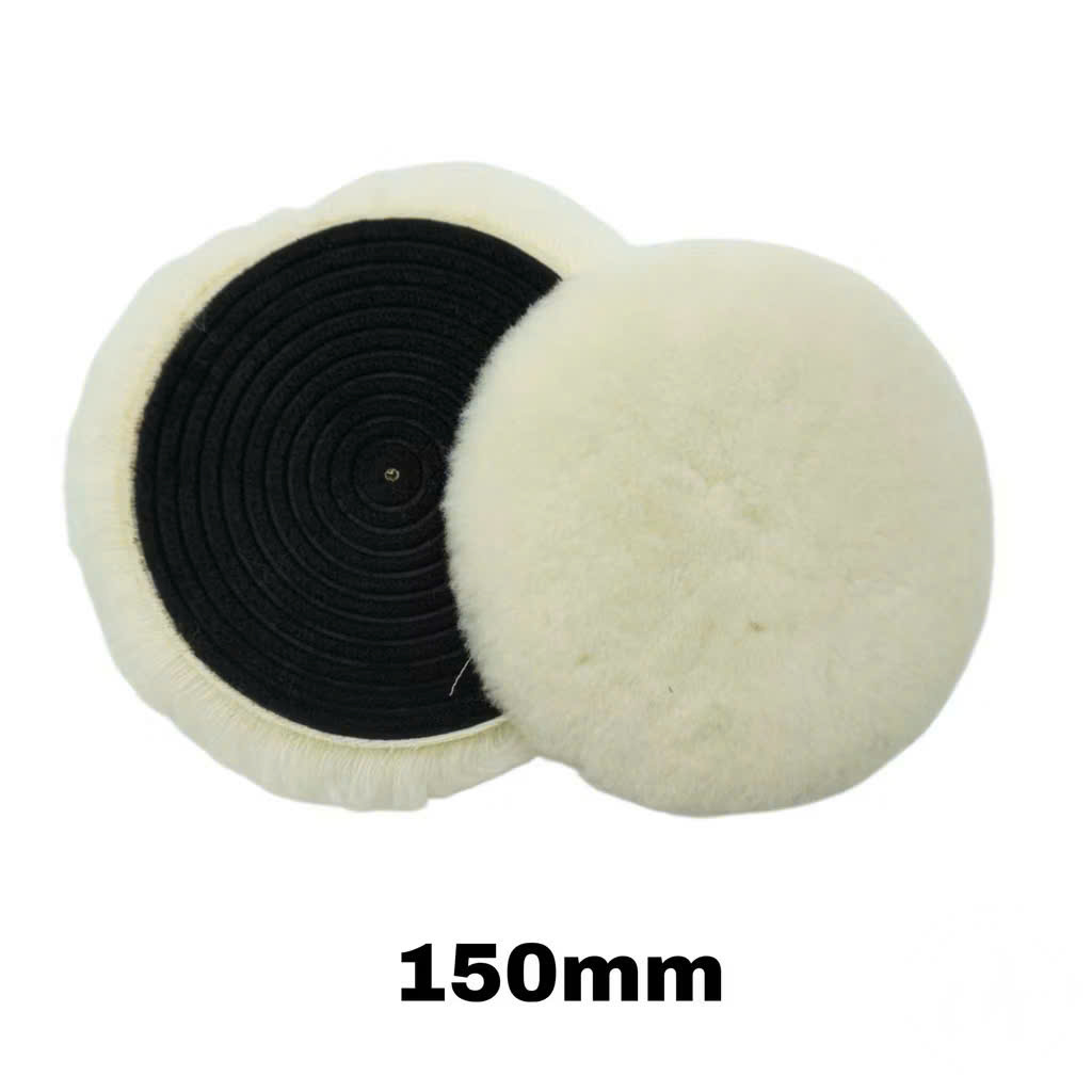 Phớt nỉ lông cừu 3M đường kính 100 - 180mm dụng cụ chuyên dùng đánh bóng xe máy, ô tô xe hơi cao cấp