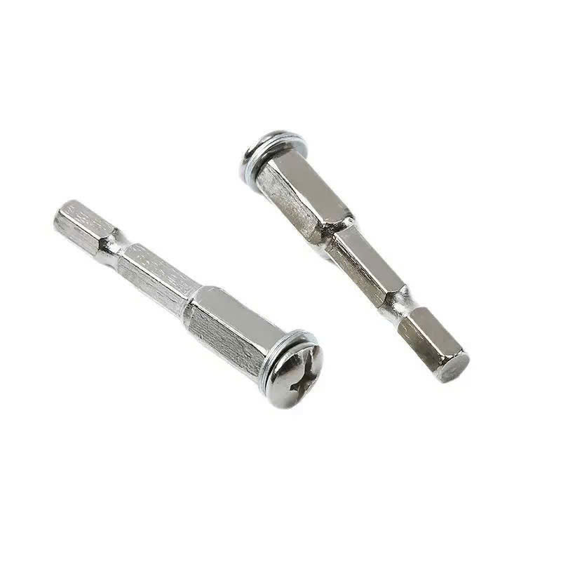 Đầu nối chuôi lục giác 6.35mm, trục chuyển đổi máy khoan pin thành máy cắt gỗ, nhựa dài 55mm