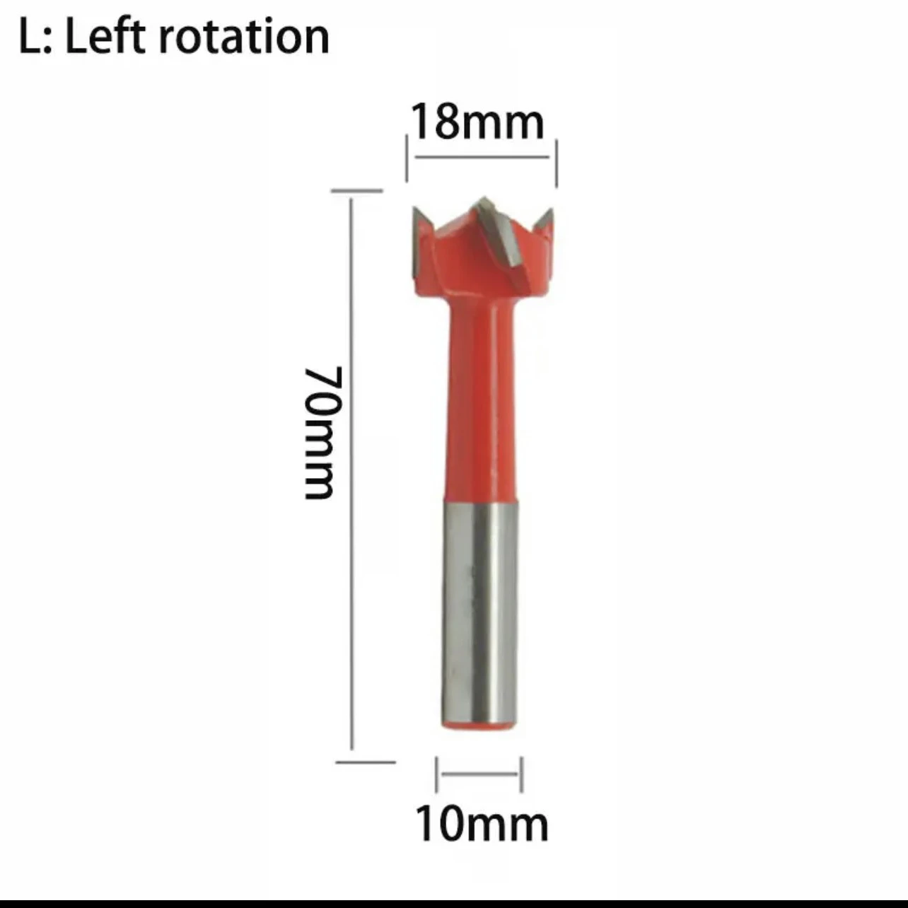 Mũi khoan gỗ TCT, Khoan dàn Tideway liên kết bản lề chốt gỗ ốc cam CNC Đen-R, Đỏ-L hợp kim cao cấp