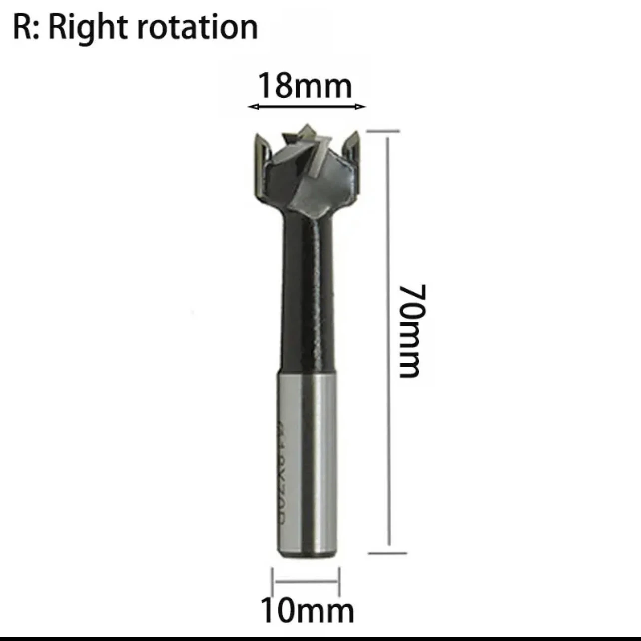 Mũi khoan gỗ TCT, Khoan dàn Tideway liên kết bản lề chốt gỗ ốc cam CNC Đen-R, Đỏ-L hợp kim cao cấp