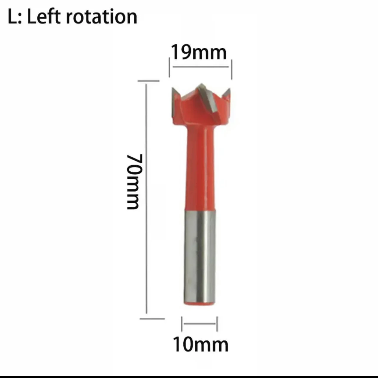 Mũi khoan gỗ TCT, Khoan dàn Tideway liên kết bản lề chốt gỗ ốc cam CNC Đen-R, Đỏ-L hợp kim cao cấp