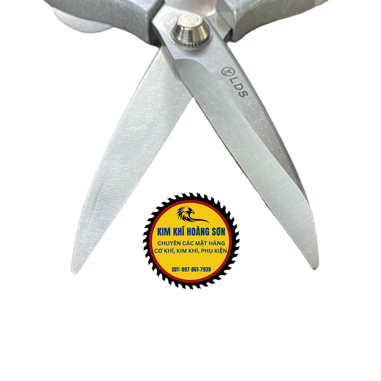 Kéo cắt đa năng size 8" chất liệu thép không rỉ sắc bén, cán cầm bằng kim loại phun sơn chắc chắn