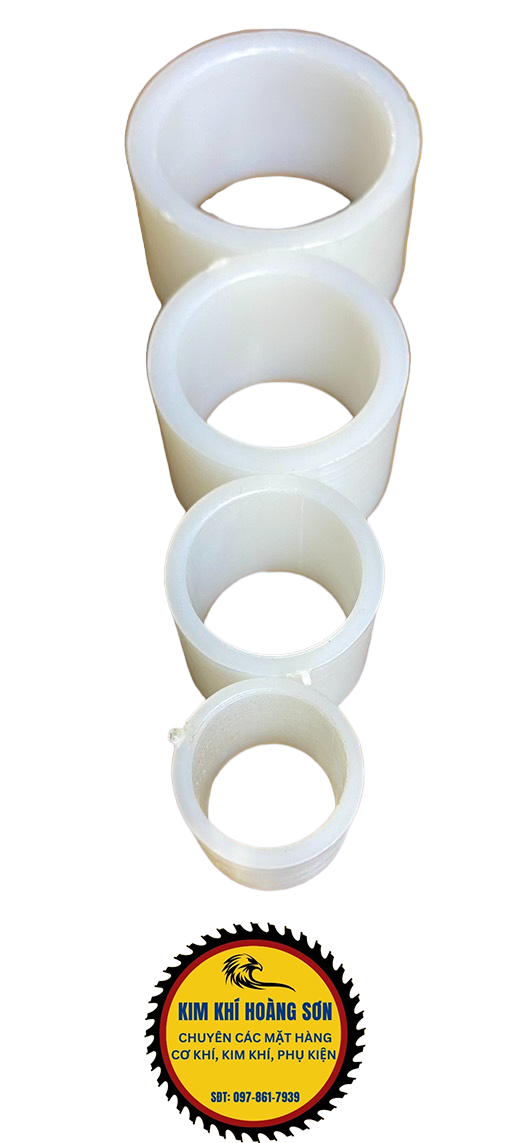 Long đen phẳng nhựa trắng miếng lót long đen nhựa đệm lỗ trục và các mối nối ghép bu lông, ốc vít