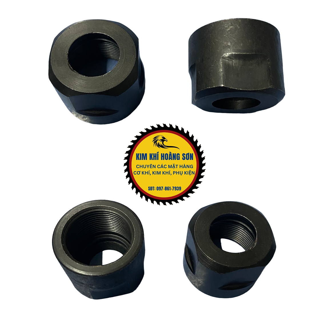 Phụ Kiện Máy Phay Gỗ Ốc Soi, Rọ Soi, Đầu Chuyển Ắc Soi Thép Cacbon Cho Các Loại Máy 12.7MM Về 6.35MM