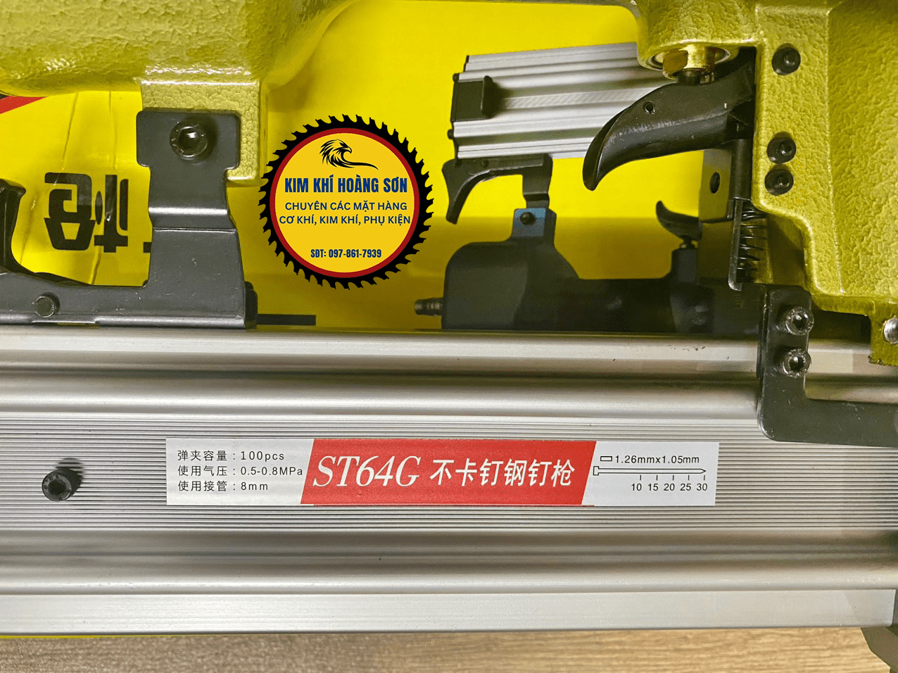 Súng bắn đinh bê tông ST64 ZJMLY chính hãng, Máy bắn đinh bê tông cầm tay nhanh, mạnh, tiết kiệm thời gian
