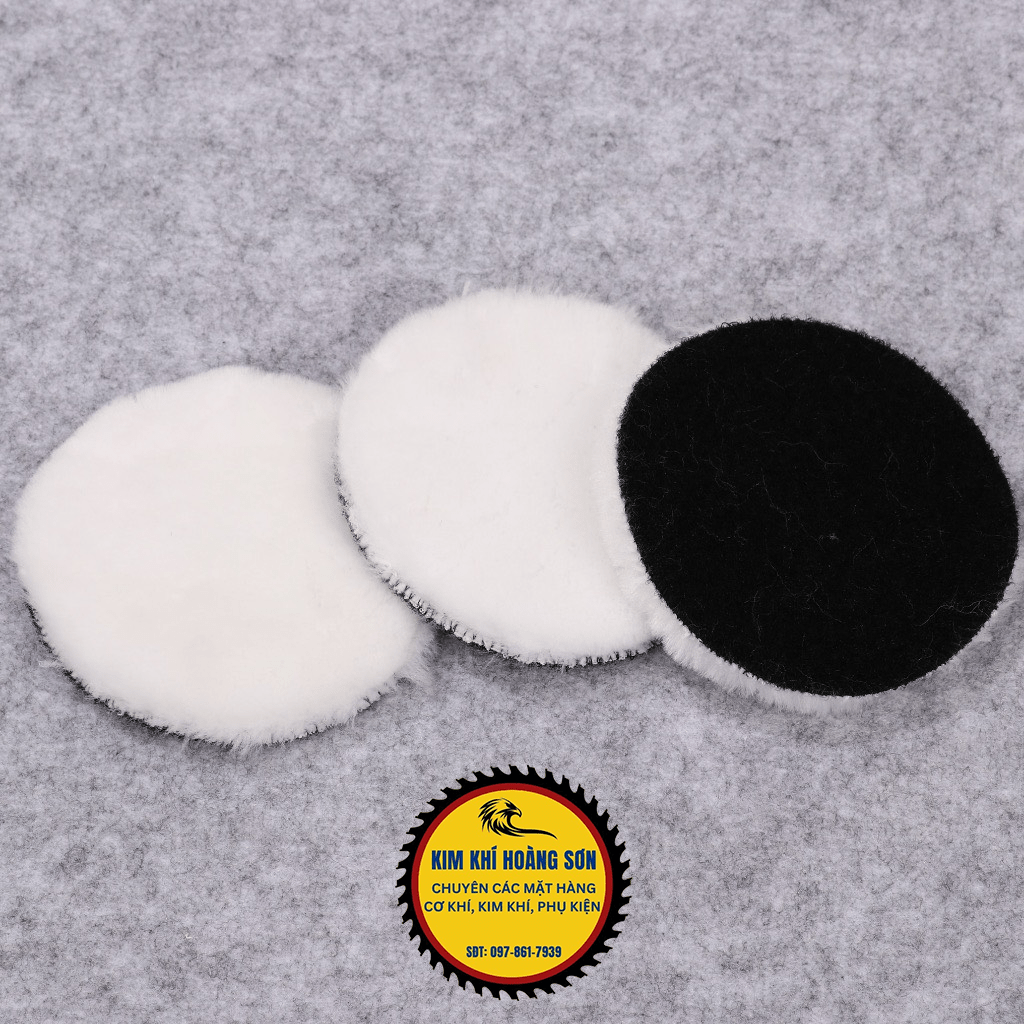 Phớt nỉ lông cừu 3M đường kính 100 - 150mm dụng cụ chuyên dùng đánh bóng xe máy, ô tô xe hơi cao cấp