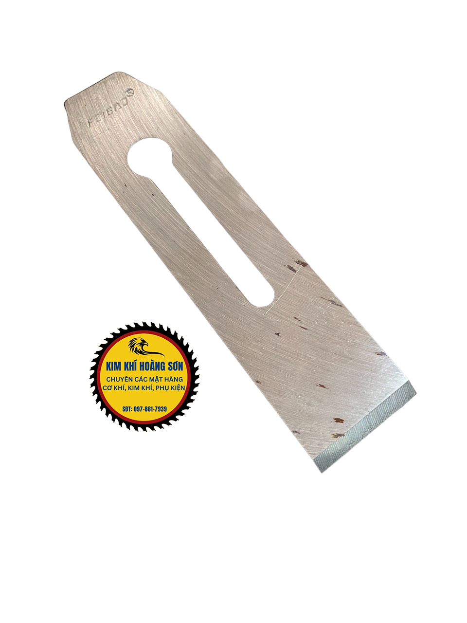 Lưỡi bào gỗ cầm tay, Lưỡi nạo gỗ Feibao kích thước 44x185x3 mm thép hợp kim cao cấp