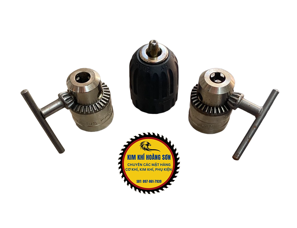 Đầu kẹp mũi khoan măng ranh chuôi ren, côn 10mm kẹp mũi khoan đường kính từ 0.8mm đến 10mm, đầu vặn nhanh không khóa ACZ