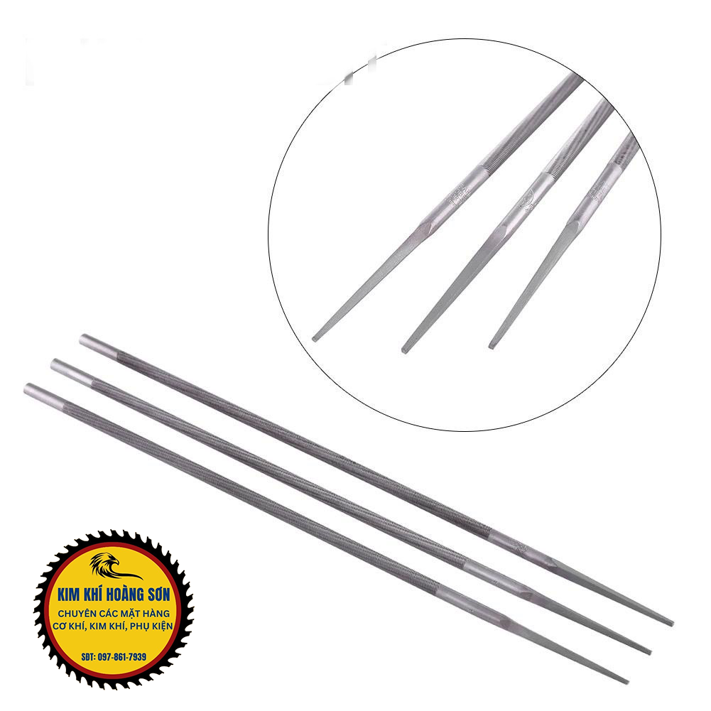 Dũa xích máy cưa Oregon thép cacbon kích thước 4 - 4.8 - 5.5 x 250mm có độ cứng cao chịu nhiệt tốt