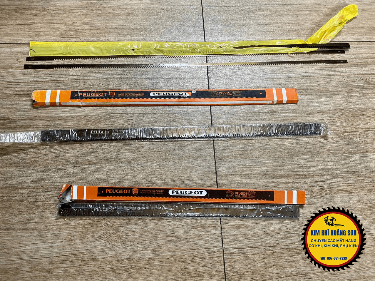 Lưỡi cưa mộng PEUGEOT dài 50/60/80cm gói 10 lưỡi, lưỡi cắt mộng phụ kiện ngành mộc