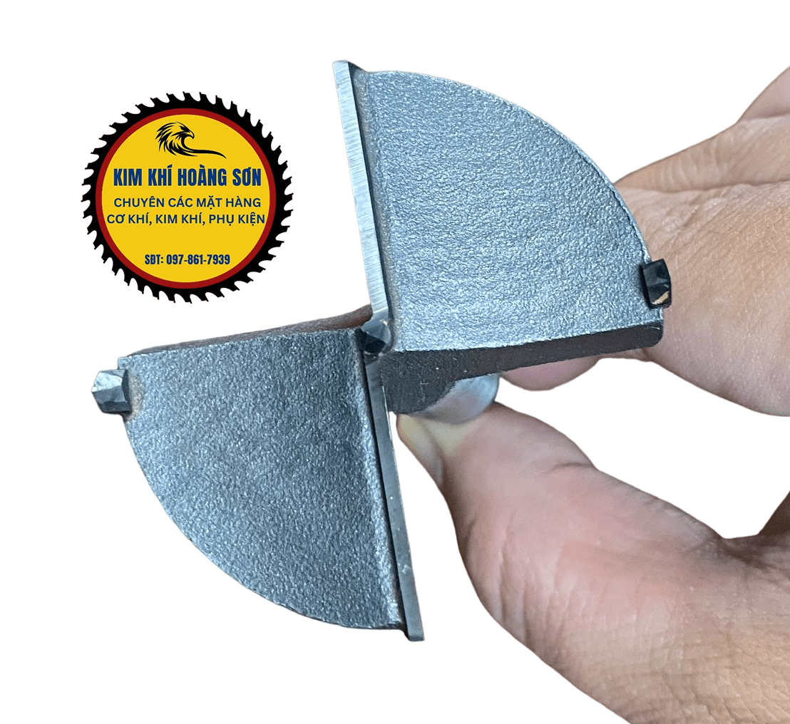 Mũi khoét gỗ lỗ tròn, Mũi khoan khoét gỗ vỏ đỏ ZJMLY 10mm - 100mm hợp kim chịu nhiệt, chịu mài mòn tốt