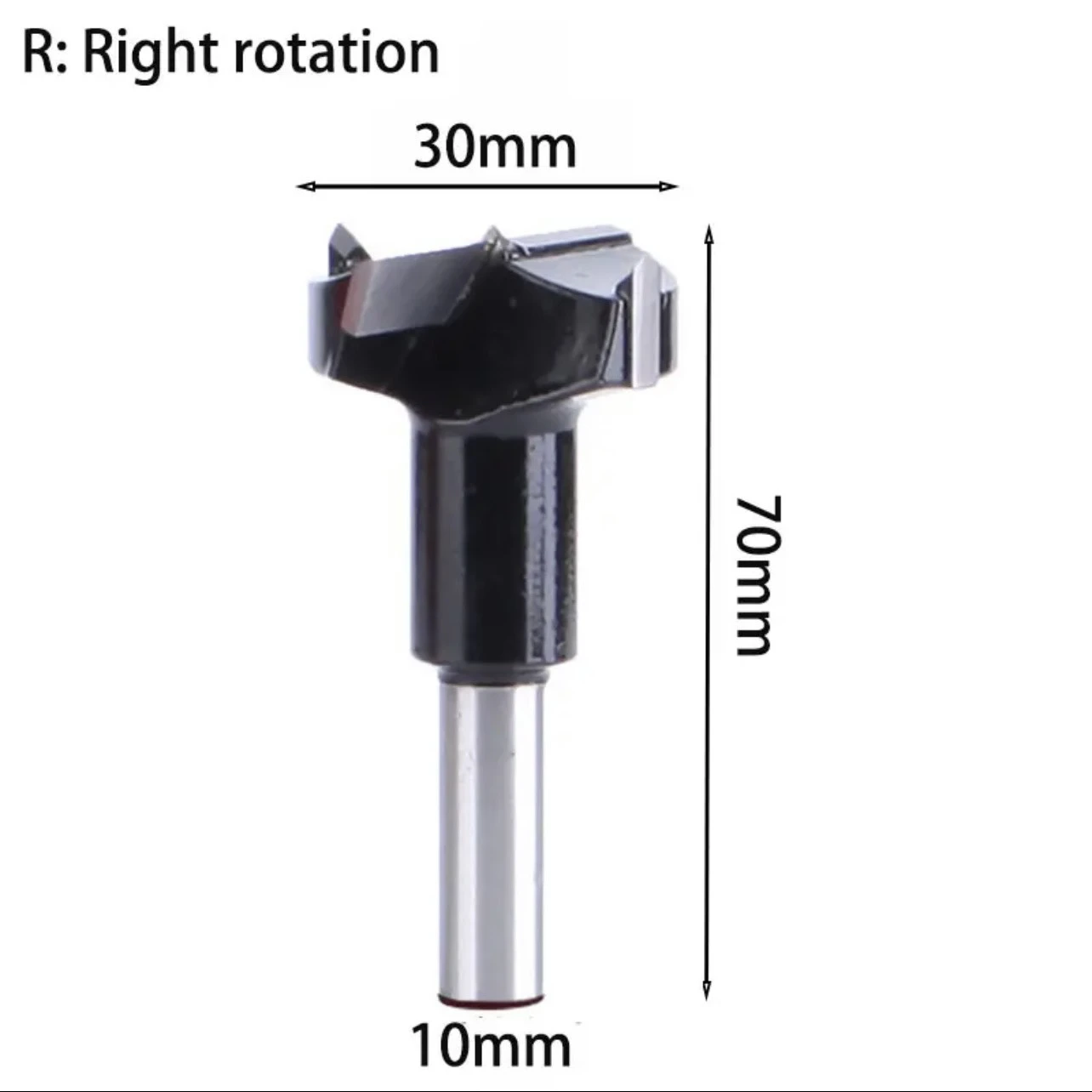 Mũi khoan gỗ TCT, Khoan dàn Tideway liên kết bản lề chốt gỗ ốc cam CNC Đen-R, Đỏ-L hợp kim cao cấp