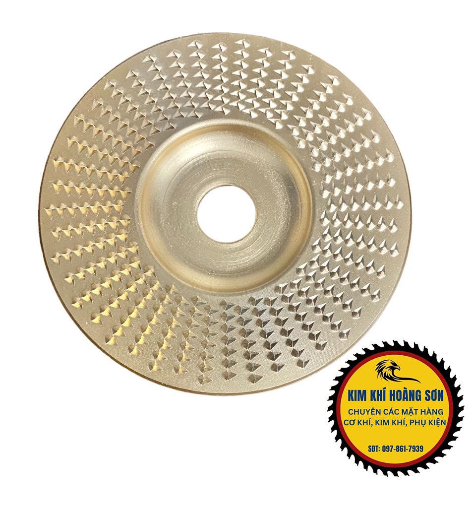 Đĩa mài gỗ đa năng, Lưỡi chà nhám gỗ dùng cho máy mài cầm tay lỗ trục 16mm chất liệu hợp kim cao cấp