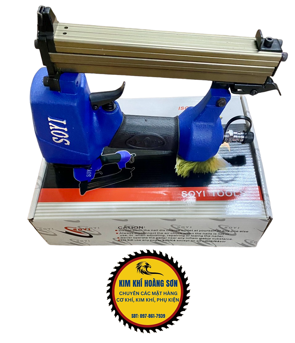 Súng bắn ghim gỗ chữ U SOYI 422J bằng hơi chuyên dụng, Súng bắn đinh chữ U chuyên dùng lắp ráp, sản xuất tủ, giày