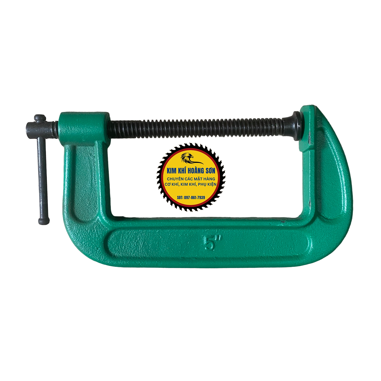 Vam kẹp gỗ Feibao dày dặn size từ 3" - 8" dùng kẹp nhôm kính, đồ mộc gỗ, Cảo chữ C hàng xanh xịn