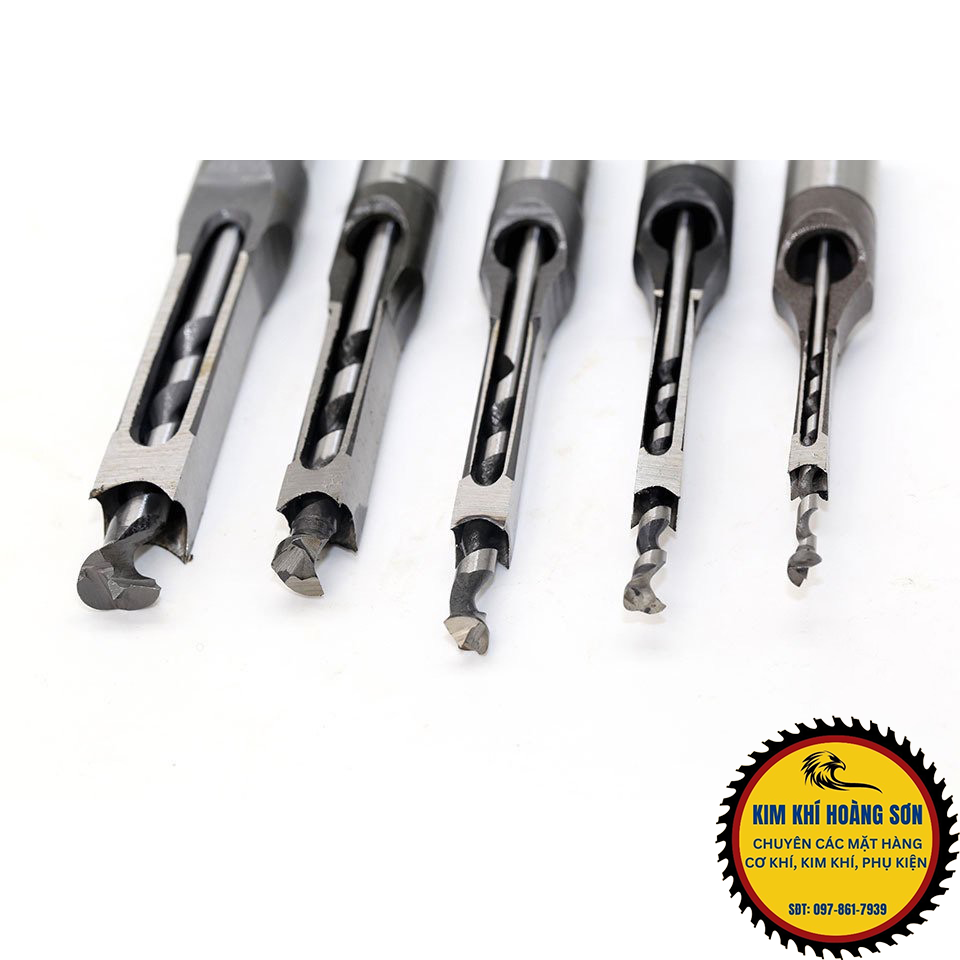 Mũi đục mộng vuông hộp đỏ đường kính từ 6mm - 25mm Hàng chính hãng nhập khẩu Đài Loan