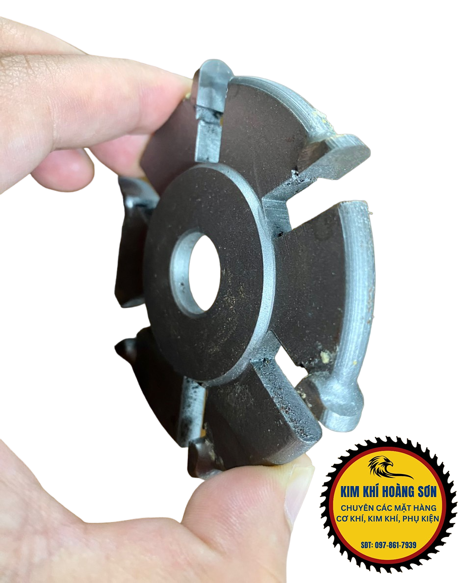 Mũi dao phay gỗ Tupie vạc tròn đều - vạc chéo 6/8/20 cánh lỗ trục 16mm, hợp kim cao cấp chuyên dụng