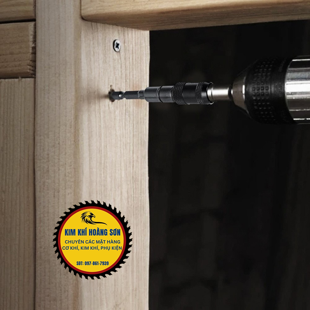 Đầu Lục Giác Nối Dài Chuyển Hướng Bắn Vít Góc 20 Độ Có Nam Châm Từ Tính 1/4" Tháo Lắp Nhanh Tiện Lợi