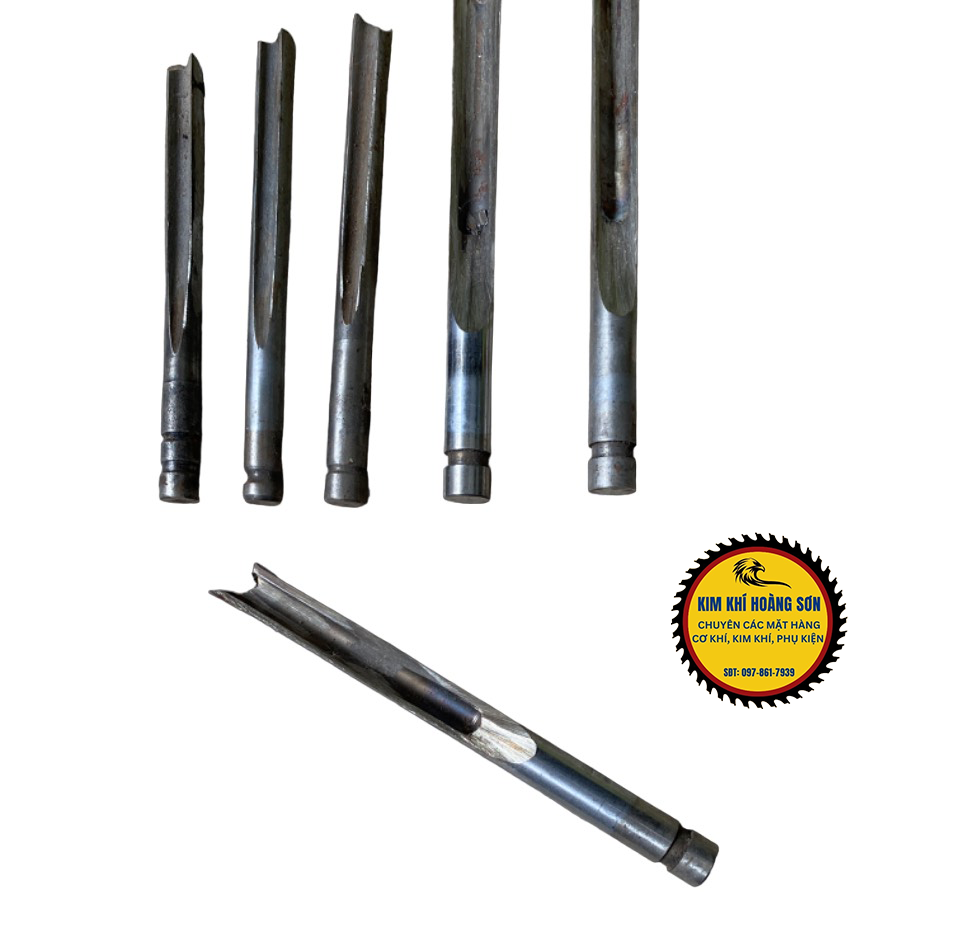 Đục gỗ thợ mộc mũi đục rãnh đường kính 10mm 12mm tiện bằng thép xupap ô tô cao cấp lắp máy khoan cầm tay tiện dụng