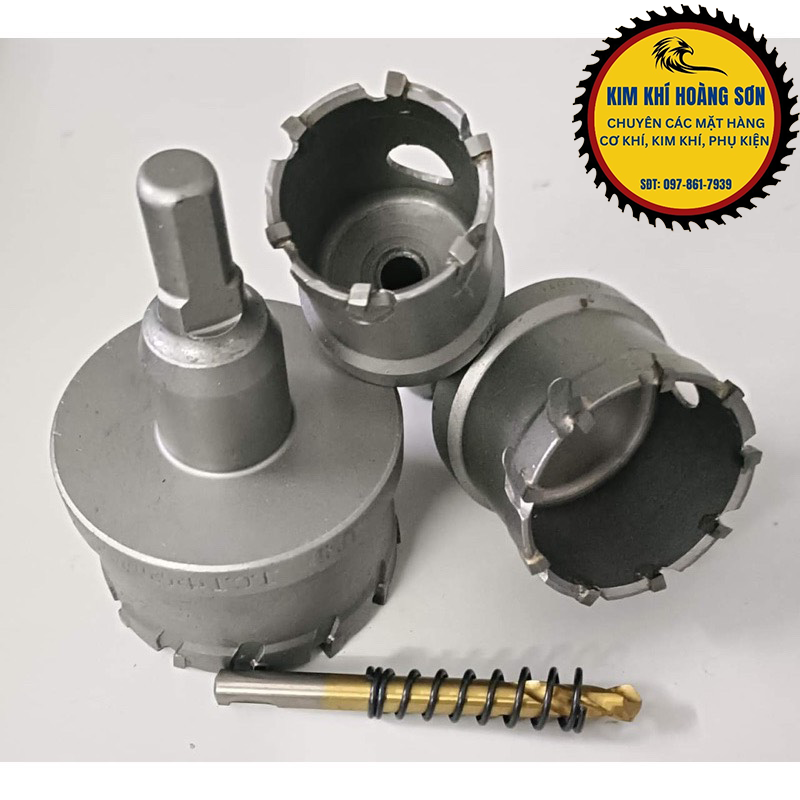 Mũi khoan khoét inox, sắt lỗ tròn ZT đường kính từ 16mm - 35mm, đầu hợp kim TCT sắc bén ít hao mòn