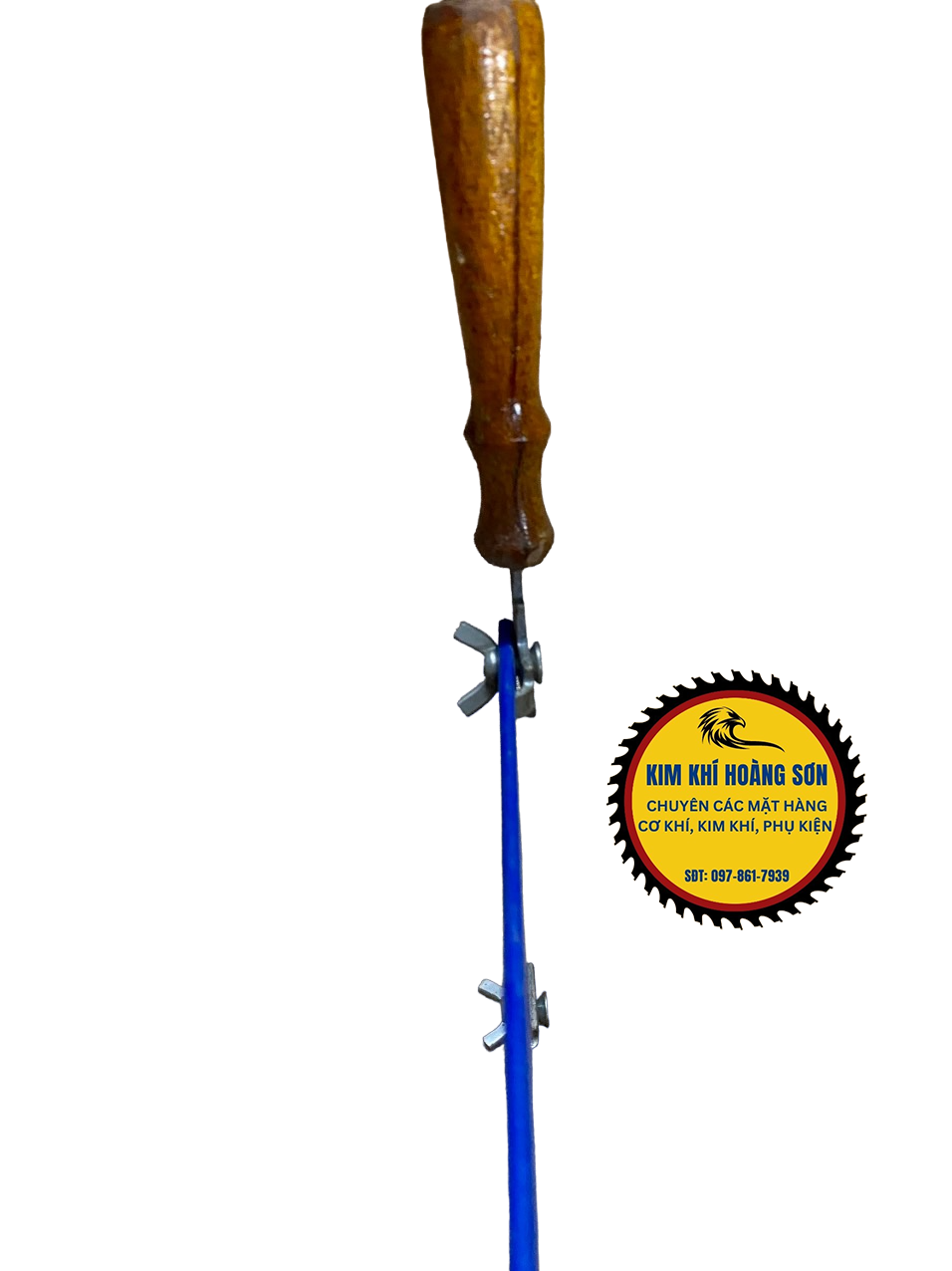 Cưa lọng cầm tay chiều dài lưỡi 130mm, Khung giằng cưa mỹ nghệ chuôi gỗ chống trượt, trọng lượng nhẹ, nhỏ gọn tiện dụng