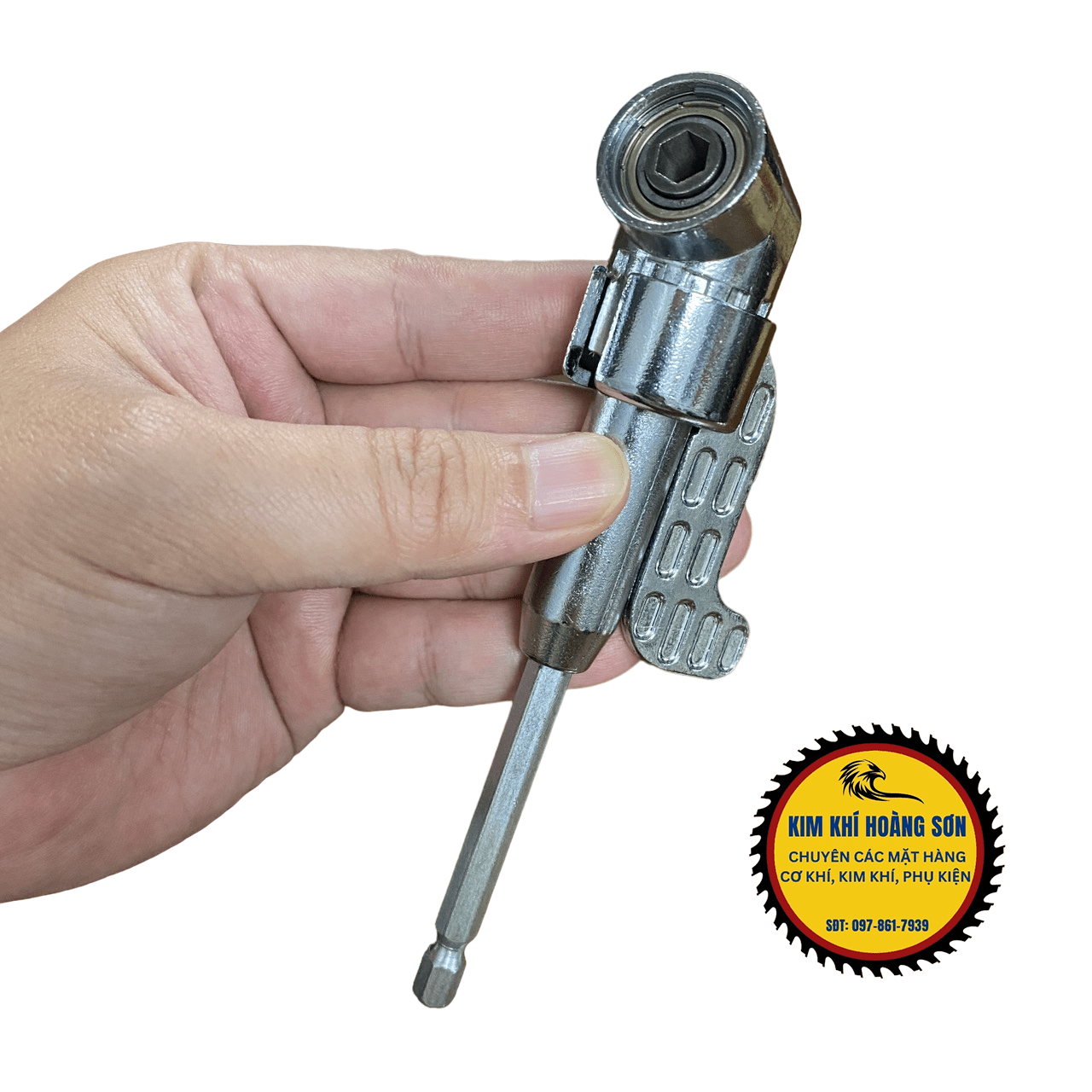 Đầu Chuyển Hướng Khoan Bắt Vít Góc Hẹp Chân Lục Giác 6.35mm Cho Máy Bắn Vít, Máy Khoan
