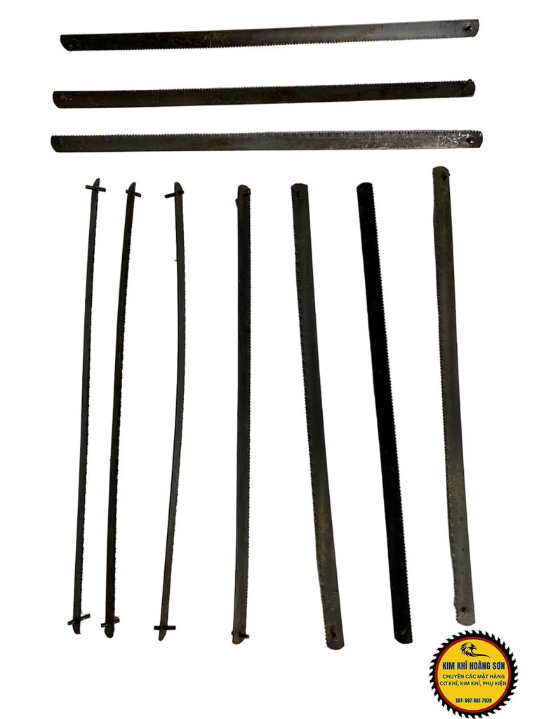 Combo 10 Lưỡi cưa mỹ nghệ có mấu chiều dài 150mm, Lưỡi cưa gỗ, formica, nhựa có chốt lưỡi dài 13cm