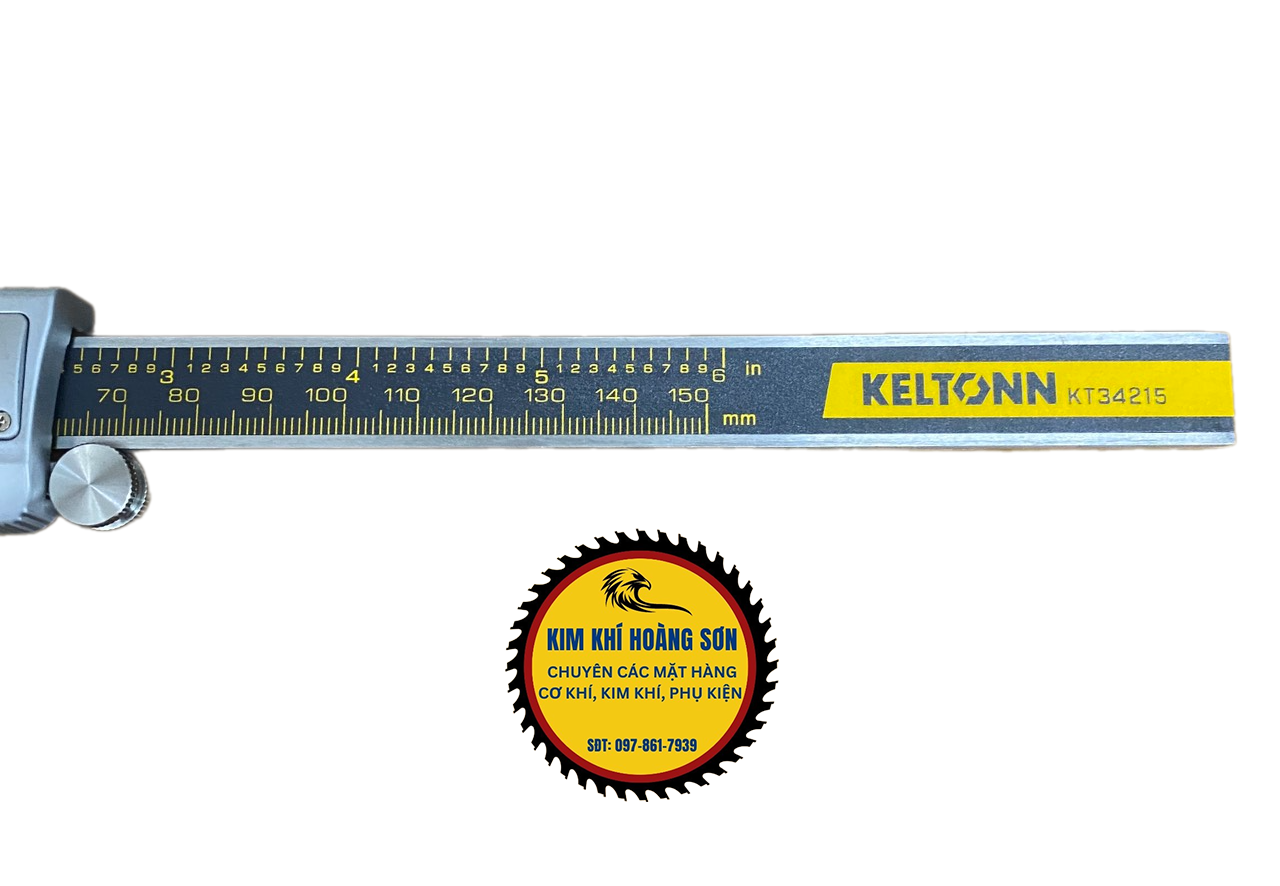 Thước kẹp điện tử KELTONN 150mm thép hợp kim cứng không rỉ, màn hình LCD rõ nét đo chính xác