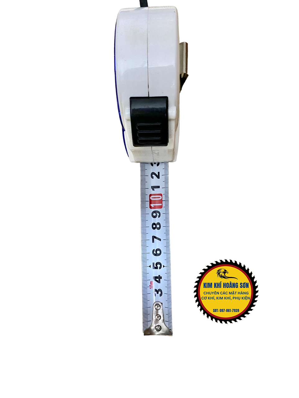 Thước mét, thước cuộn, thước rút YUETE kích thước 10mx25mm có chế độ tự hãm Autolock, hợp kim thép dẻo chắc chắn