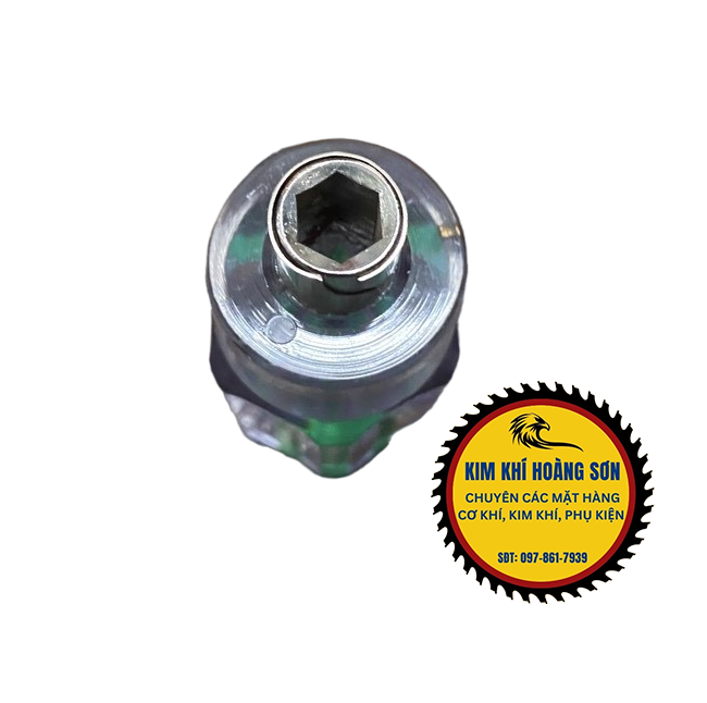 Tô Vít Ngắn Đảo Chiều 2 - 4 Cạnh Đa Năng Feibao Màu Xanh Kích Thước 6.3 x 38 mm Cho Vị trí Chật Hẹp Nhỏ Gọn
