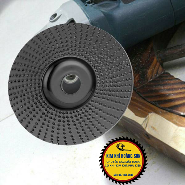 Đĩa mài gỗ đa năng, Lưỡi chà nhám gỗ đường kính 100mm lỗ trục 16mm chất liệu hợp kim cao cấp