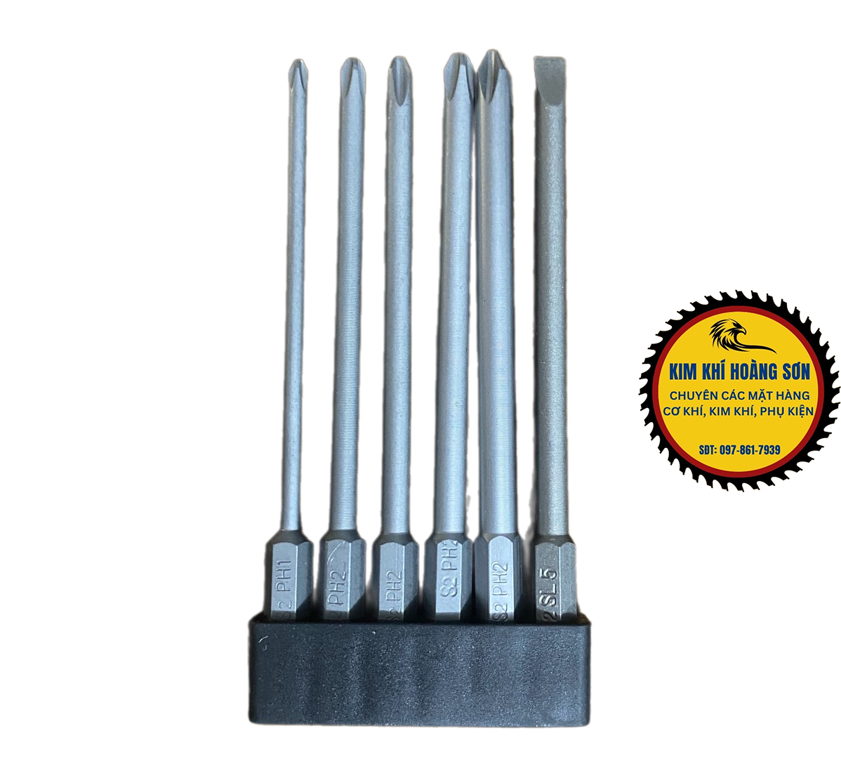 Bộ Mũi Lục Giác, Lục Bông (Bi), Hoa Thị, Vít Bake từ tính dài 65mm/100mm - Chuôi lục giác 6.35mm