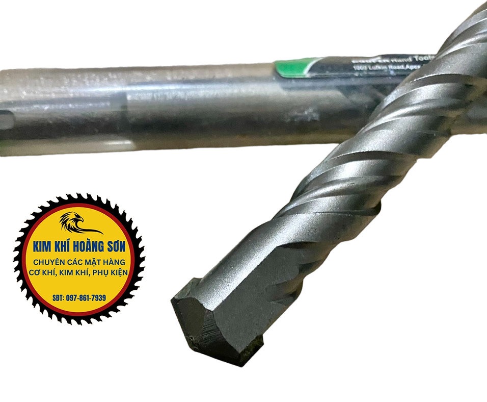 Mũi khoan bê tông 2 cạnh dài 18 - 20mm x 310mm, Mũi khoan xuyên tường Mỹ Nicholson chuôi gài phủ Titanium chịu lực tốt