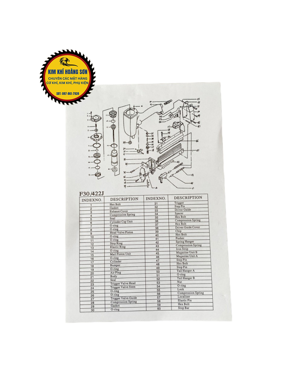 Súng bắn ghim gỗ 1022 J SOYI bằng hơi đinh chữ U sử dụng trong ngành lắp ráp đồ nội thất, đồ chơi, tủ, giày