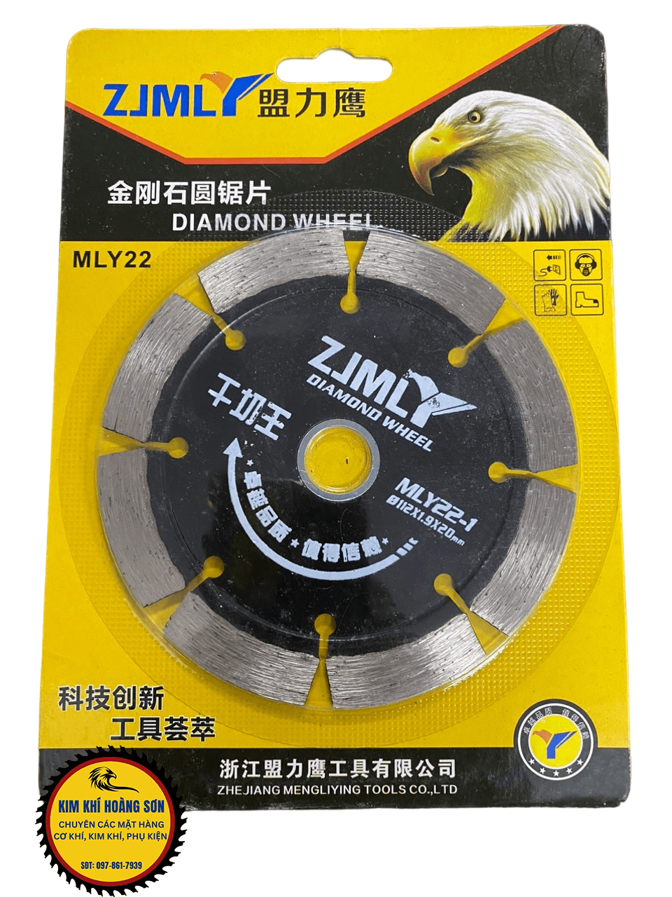 Lưỡi cắt gạch men sứ, kính cao cấp Yakima, Lưỡi cắt đa năng ZJMLY cao cấp, chịu nhiệt, mài mòn tốt chuyên dụng cắt đá marble