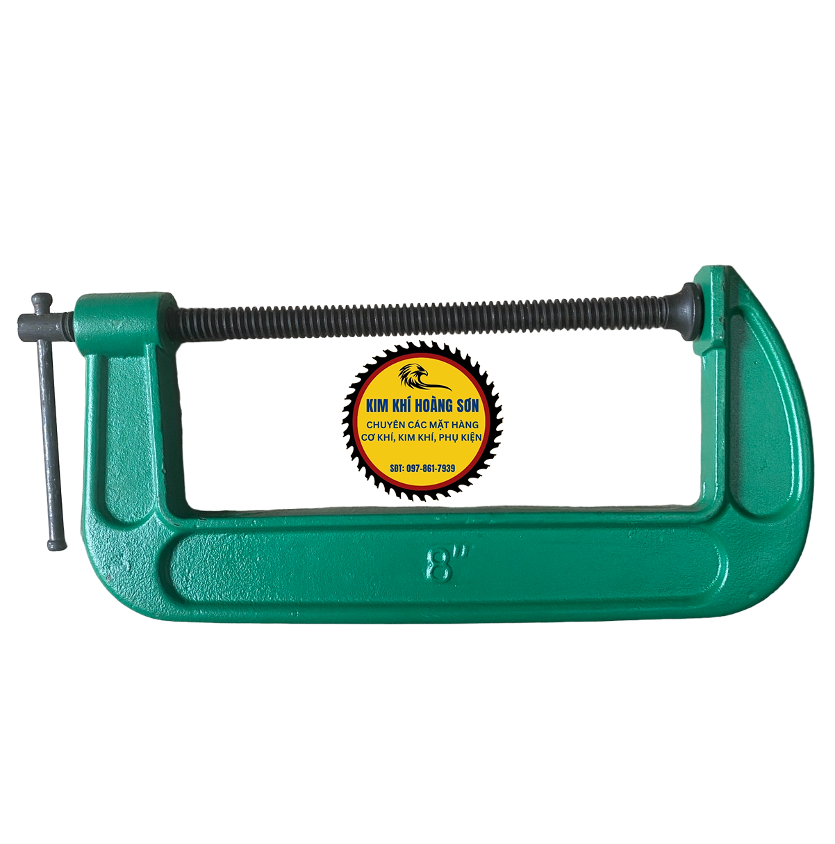 Vam kẹp gỗ Feibao dày dặn size từ 3" - 8" dùng kẹp nhôm kính, đồ mộc gỗ, Cảo chữ C hàng xanh xịn