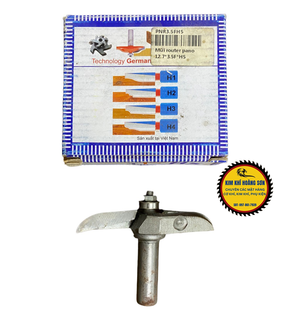 Mũi phay ván huỳnh, Mũi phay gỗ Pano Router hạ trám rộng 35mm phụ kiện ngành mộc cao cấp PN01 - PN11