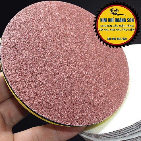 Combo 10 tấm giấy nhám tròn tự dính đường kính 125mm, độ nhám P40-P320, Giấy ráp tròn đánh bóng gỗ, sắt, kim loại