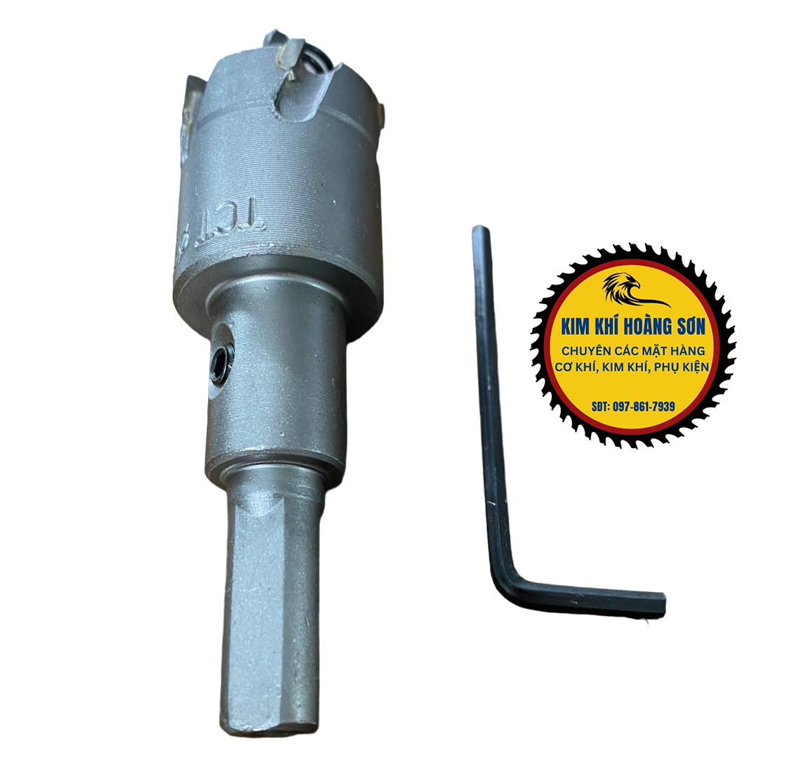 Mũi khoan khoét sắt lỗ tròn đầu hợp kim TCT ZJMLY đường kính từ 15mm - 100mm chịu nhiệt tốt