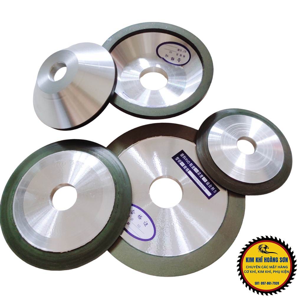 Đá đĩa hợp kim, bát mài đường kính 100/125/150mm chuyên mài lưỡi cưa hợp kim, các loại thép thông dụng