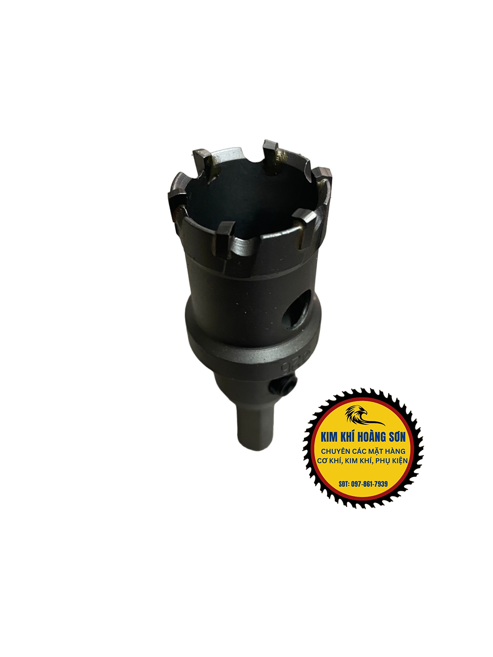 Mũi khoét inox khoan lỗ tròn cao cấp đầu hợp kim ZJMLY 15mm - 35mm, Mũi khoan inox, sắt cao cấp TCT