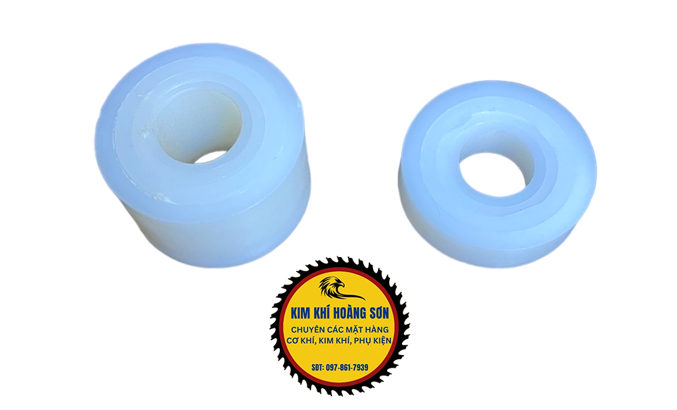 Long đen phẳng nhựa trắng miếng lót long đen nhựa đệm lỗ trục và các mối nối ghép bu lông, ốc vít