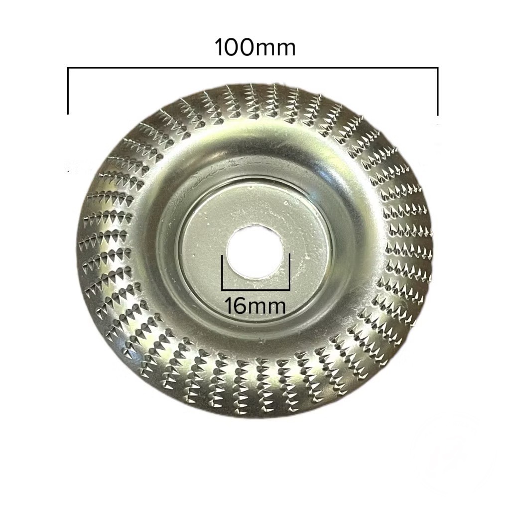 Đĩa mài gỗ đa năng, Lưỡi chà nhám gỗ dùng cho máy mài cầm tay lỗ trục 16mm chất liệu hợp kim cao cấp